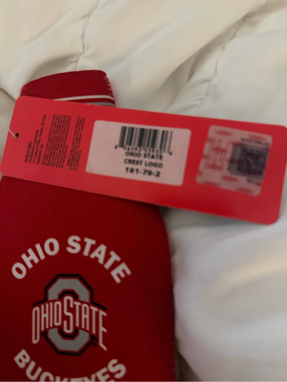 Logo Brands Ohio State Buckeyes Bottle Cooler Koozie NWT Officially Licensed - Picture 2 of 3
